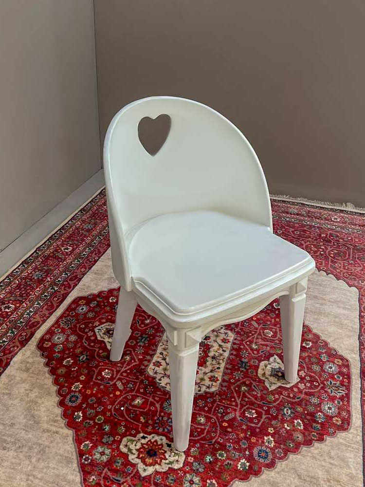 صندلی قلبی چوبی کودک کاما